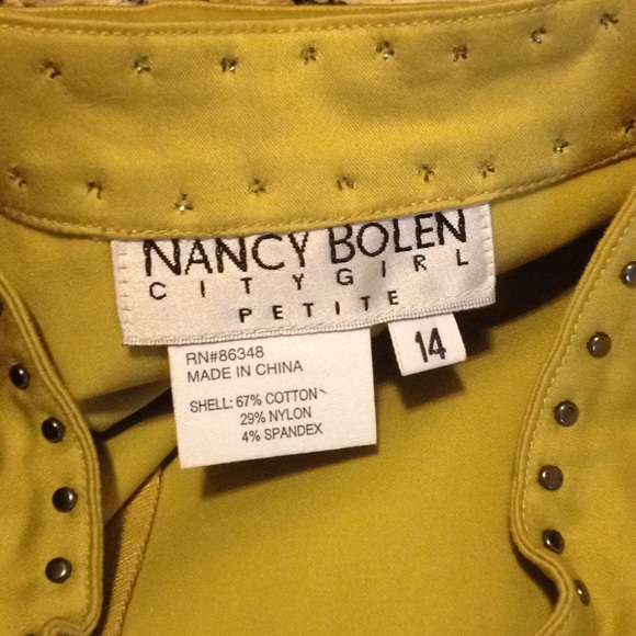 City Girl Lime studded Jacket - Picture 6 of 7